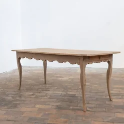 Ancienne table de ferme en chêne à rallonge – XIXe siècle