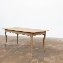 Ancienne table de ferme en chêne à rallonge – XIXe siècle