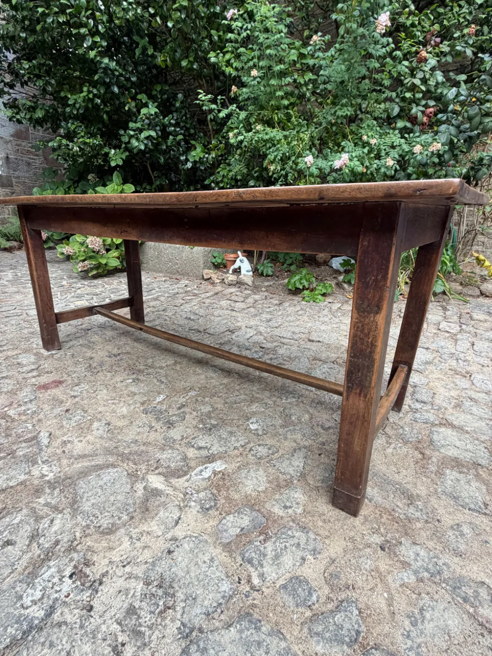 Ancienne table de ferme normande en bois massif – XIXe / début XXe siè