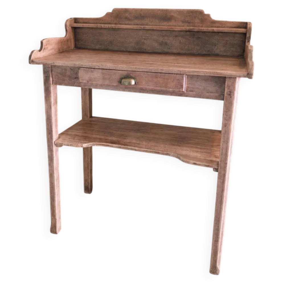 Ancienne table de toilette rénovée