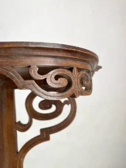 Ancienne étagère d’angle en bois ajouré mp