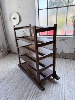 Ancienne étagère de boulangerie 1950
