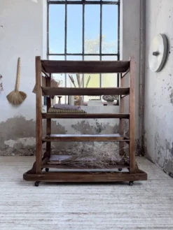 Ancienne étagère de boulangerie 1950