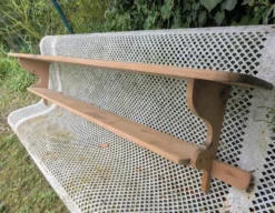 Ancienne Étagère Métier Bistro Cuisine Vaisselier Campagne 167 cm