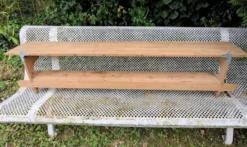 Ancienne Étagère Métier Bistro Cuisine Vaisselier Campagne 167 cm