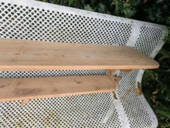 Ancienne Étagère Métier Bistro Cuisine Vaisselier Campagne 167 cm