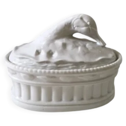 Ancienne Terrine porcelaine canard oie