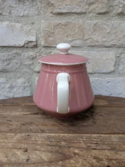Ancienne théière rose et crème Villeroy & Boch Salam France