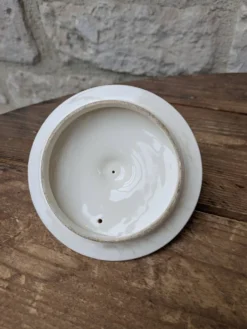 Ancienne théière rose et crème Villeroy & Boch Salam France