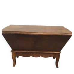 Ancienne travailleuse musicale en bois massif – Style Louis XV