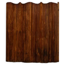 Ancien paravent vague en sapin, style Baumann 1930