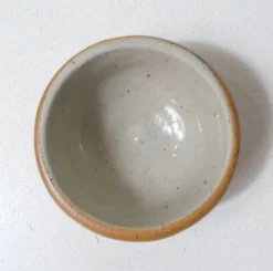 Ancien petit beurrier individuel en grès vintage