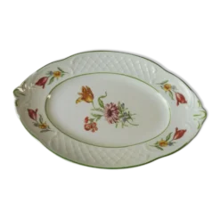 Ancien petit ravier, tulipe, en céramique, villeroy & boch