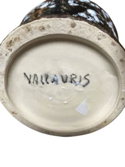 Ancien Pichet Pic Vallauris Années 50/60 – Écume de Mer & Rouge Flambo