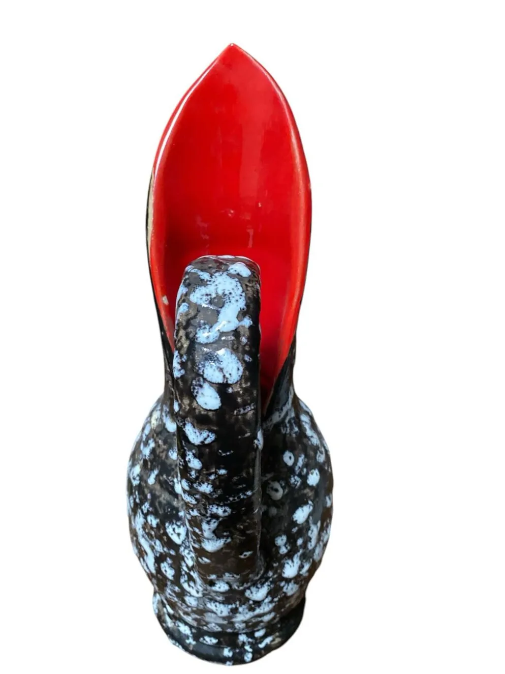 Ancien Pichet Pic Vallauris Années 50/60 – Écume de Mer & Rouge Flambo