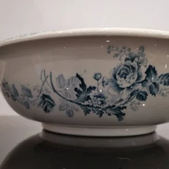 Ancien plat/ Vasque Terre De Fer Choisy-le-Roi E. Bourgeois