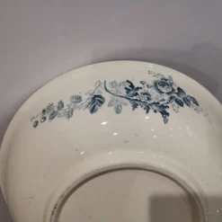 Ancien plat/ Vasque Terre De Fer Choisy-le-Roi E. Bourgeois