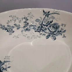 Ancien plat/ Vasque Terre De Fer Choisy-le-Roi E. Bourgeois
