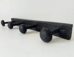 Ancien porte manteau mural en bois