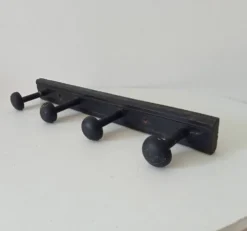 Ancien porte manteau mural en bois
