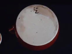 Ancien pot a lait couvert, poignée latérale