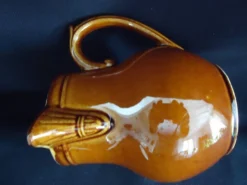 Ancien pot a lait couvert, poignée latérale