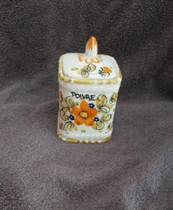 ancien Pot à condiments Poivre Pot à épices Vintage