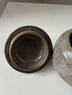 Ancien pot grès sucrier ACTH Thierry Chantal ROBERT