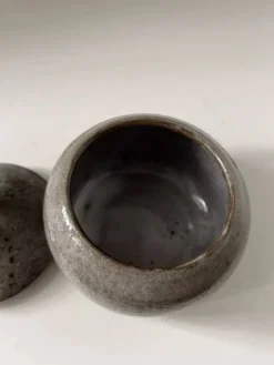 Ancien pot grès sucrier ACTH Thierry Chantal ROBERT