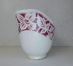 Ancien pot à lait crémier en faïence de Lunéville