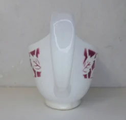 Ancien pot à lait crémier en faïence de Lunéville