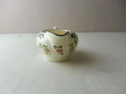 Ancien pot à lait en céramique, décor georg schmider zeller, dekor favorite