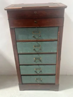 Ancien pupitre cartonnier de clerc de notaire XIX siècle
