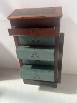 Ancien pupitre cartonnier de clerc de notaire XIX siècle