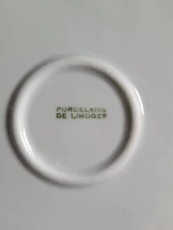 Ancien rafraichissoir en porcelaine blanche de Limoges
