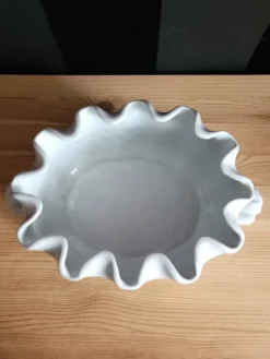Ancien rafraichissoir en porcelaine blanche de Limoges