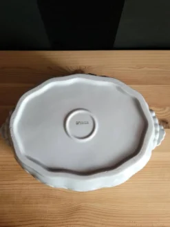 Ancien rafraichissoir en porcelaine blanche de Limoges