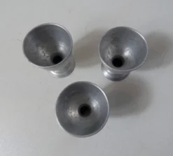 3 anciens coquetiers en alu