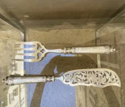 Anciens couverts à poisson de style Louis XVI – Julien Brest