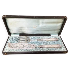 Anciens couverts à poisson de style Louis XVI – Julien Brest