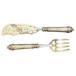 Anciens couverts à poisson de style Louis XVI – Julien Brest