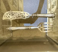 Anciens couverts à poisson de style Louis XVI – Julien Brest