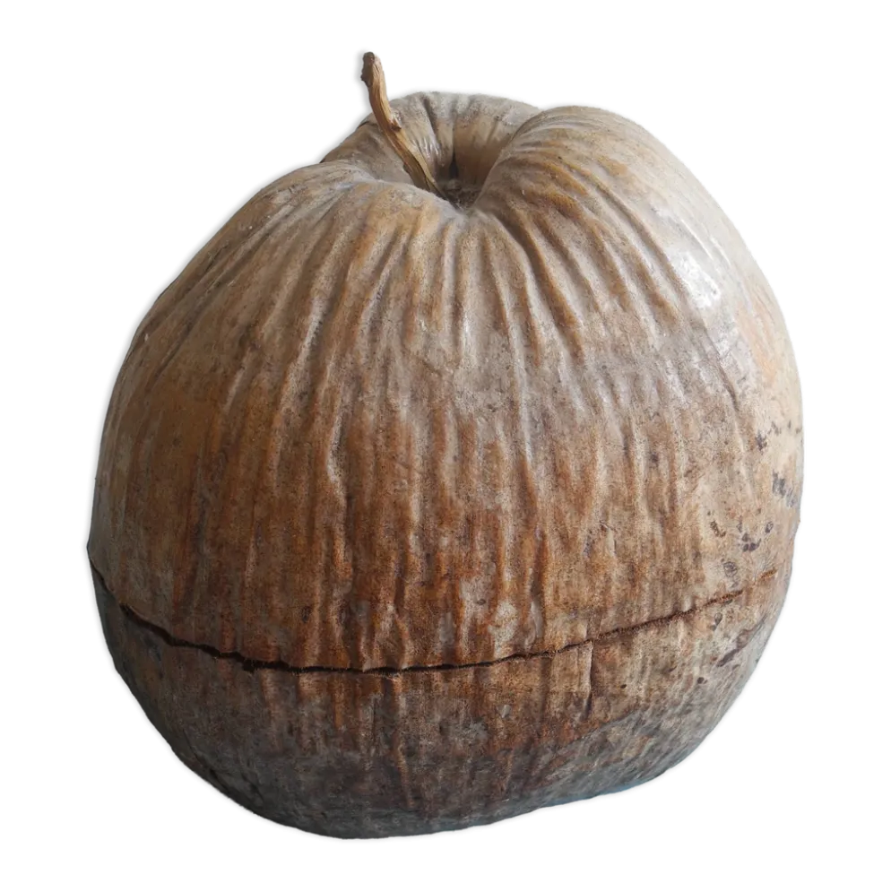 ancien seau glaçons noix coco Nocodaf Abidjan déco vintage ice bucket 70s