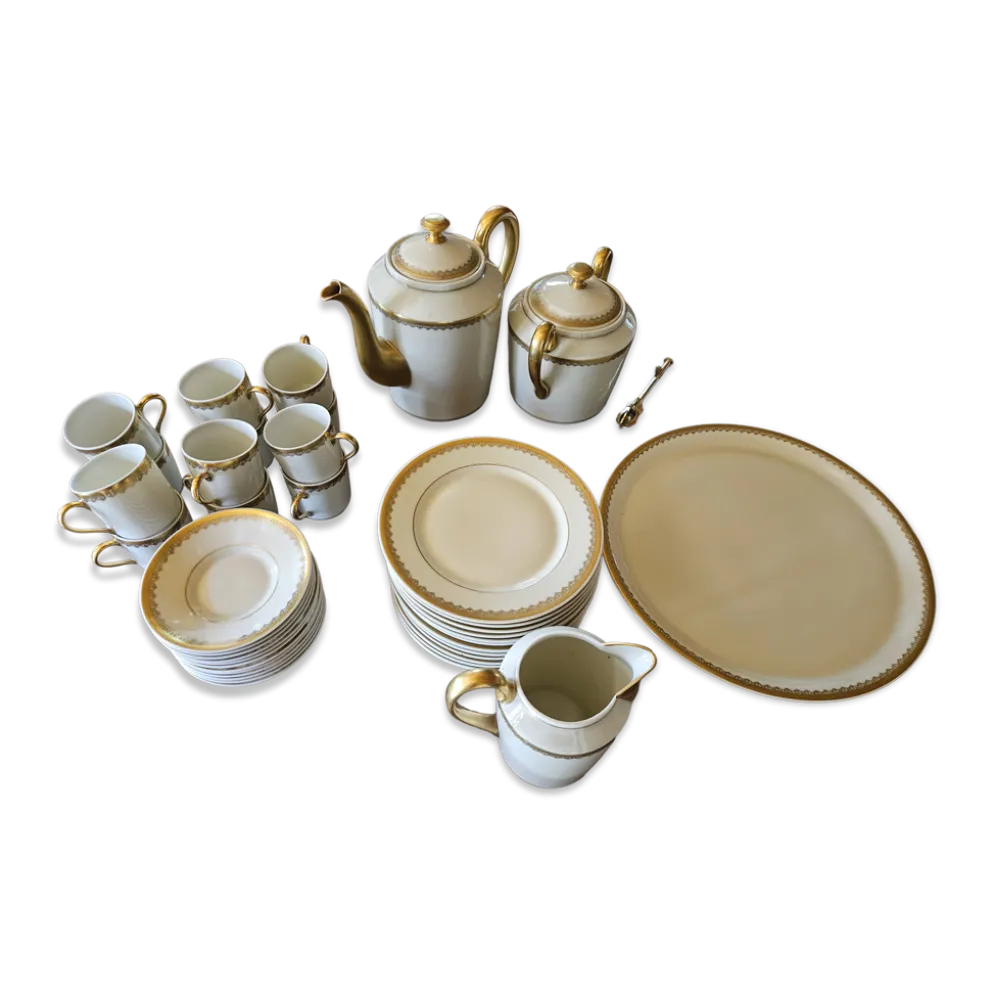 Ancien service A. Lanternier & Cie Limoges, 41 pièces, vers 1920-40