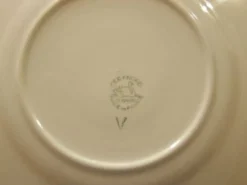 Ancien service à dessert en porcelaine Céranord, 13 pièces