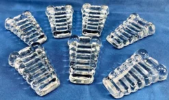 7 anciens porte couteaux cale assiette modèle bambou Portieux