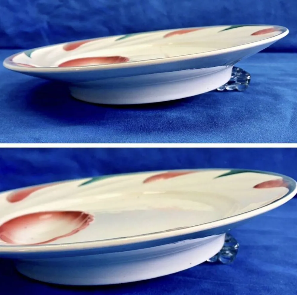 7 anciens porte couteaux cale assiette modèle bambou Portieux