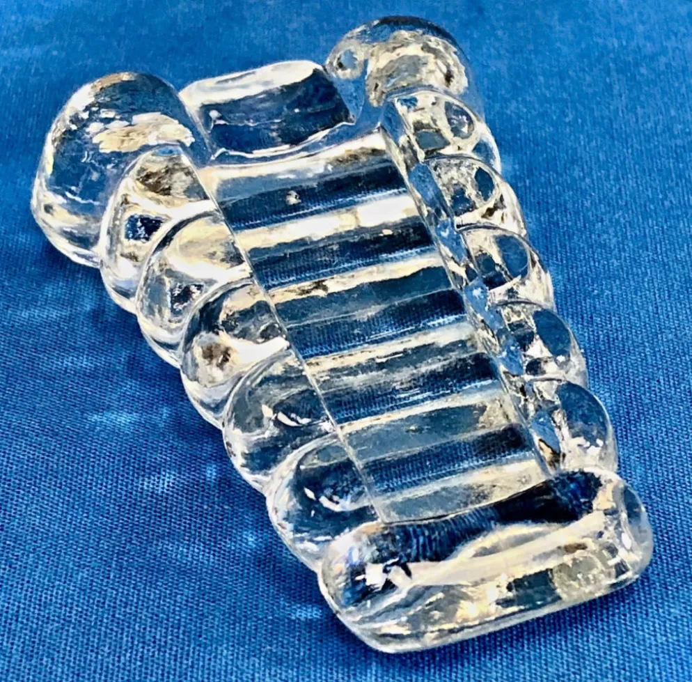 7 anciens porte couteaux cale assiette modèle bambou Portieux
