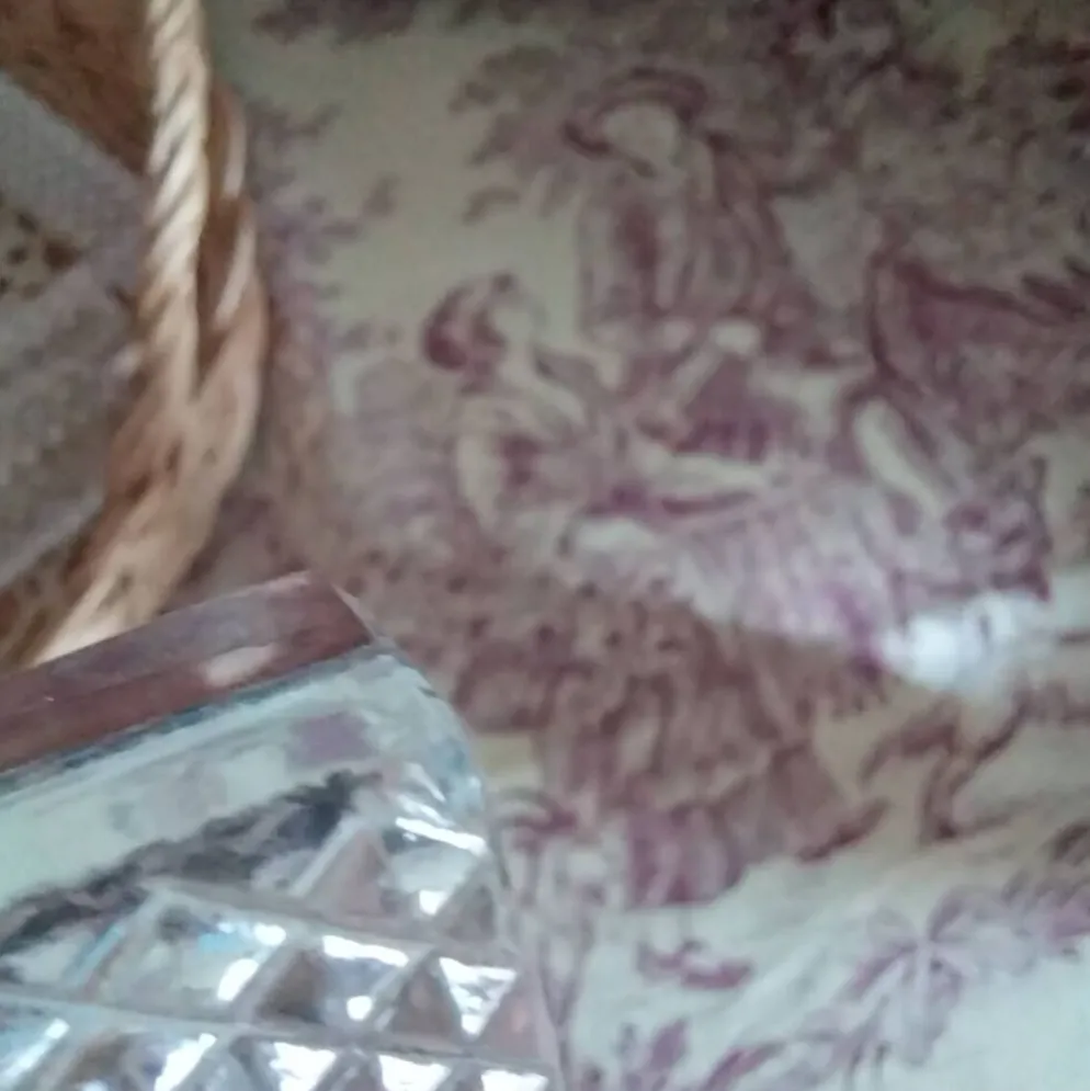 Anciens reposes couteaux en cristal