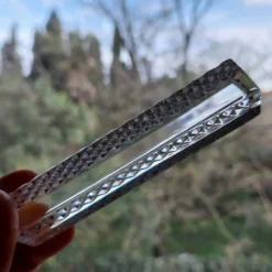Anciens reposes couteaux en cristal